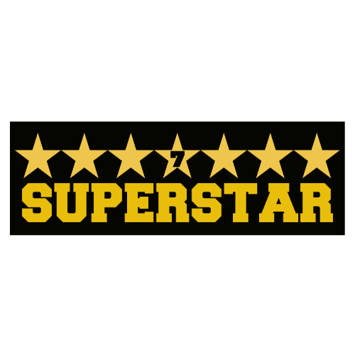 7 Stars Sticker