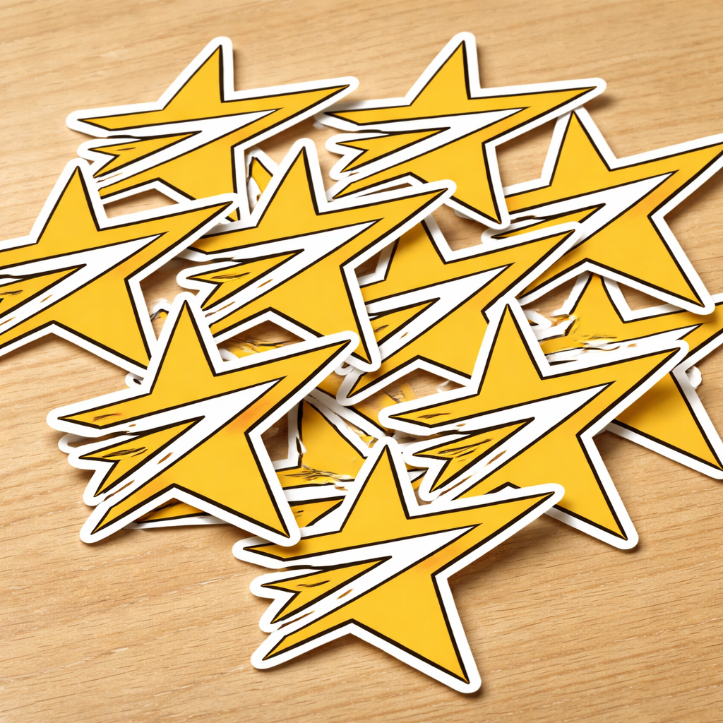 Superstar Logo Sticker